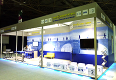 Exhibition booth design building case